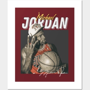 Michael Jordan Aesthetic Tribute 〶 Posters and Art